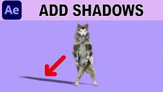 Add Shadow to a Footage   Adobe After Effects Tutorial