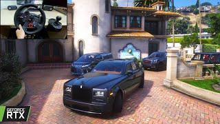 GTA 5 - Rolls-Royce Phantom VII SWB Black Piano | RUSSIAN MAFIA CONVOY | MAFIA GANG WAR