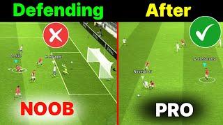 How to Defending Like PRO - Use This Strategy  Tutorial Skills - efootball 2024 Mobile