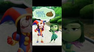 The Amazing Digital Circus vs Inside Out 2 | Poppy Playtime #shorts #insideout2 #battle