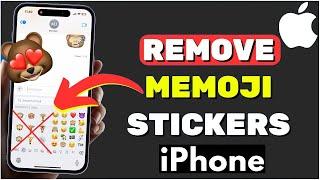 How to Remove Memoji Stickers iPhone Keyboard
