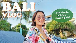 Bali Vlog: Villa Tour, New Friends, Shopping in Seminyak! | Laureen Uy