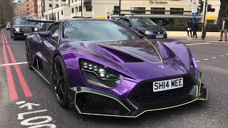 Car Spotting Supercars In London 2023 #6 | Shmee150 Zenvo TSR-S, LaFerrari, Veyron, SF90, Huracan,