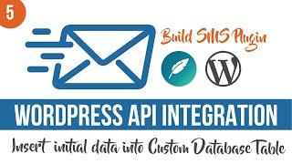 Insert Initial Data in Custom WordPress Database Tables - WordPress SMS Plugin