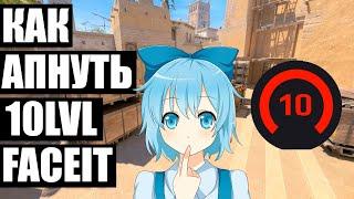 Как Поднять Максимально Быстро 10 LVL FACEIT в СОЛО - Гайд без воды