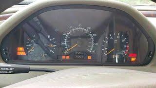 Mercedes C230 P1747 Code Instrument Cluster Dash Repair 1999