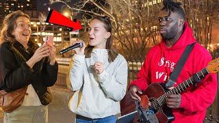 Mother is SHOCKED when Daughter Starts Singing In Public