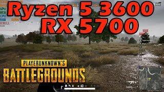 Ryzen 5 3600 & RX 5700: PUBG PlayerUnknown's Battlegrounds Low Settings Gameplay