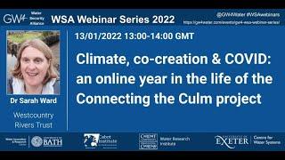 WSA Seminar Series: Connecting the Culm project