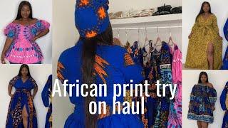 SUPER CUTE IN TREND AFRICAN PRINT OUTFITS TRY ON HAUL 2020 FT MAD KOLLECTION