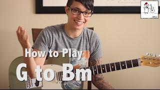 Guitar Tips & Tricks #9:  G open position to Bm barre chord transition