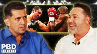 "Rematch Clause" - Oscar De La Hoya ALLEGES Floyd Mayweather Retired To Dodge Rematch