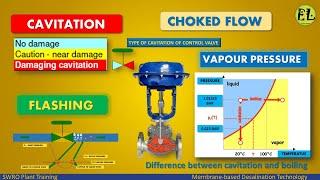 What is  Cavitation? | Flashing | Chocked  flow| Difference between cavitation and boiling