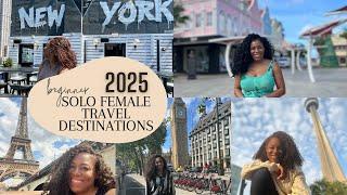 2025 BEST SAFE SOLO TRAVEL DESTINATIONS| BEGINNER FRIENDLY ( ARUBA, CURACAO, LONDON, ETC)