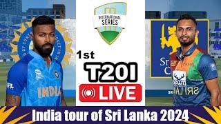 1st T20I Live India vs Sri Lanka Live Cricket Score | Ind vs Sl Live - Cricket 22