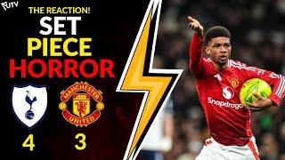 Stupid Mistakes Cost UNITED! SPURS 4-3 MAN UNITED Match Reaction