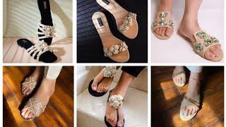 Latest Flat Sandals collection 2021|Sandals Designs for girls