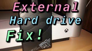 Xbox One How to Fix Corrupted External Hard drive NEW!