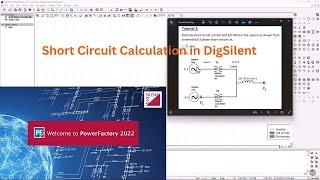 Short circuit Analysis using DigSilent (PowerFactory) - Tutorial 3