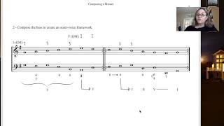 Ch 22 Introduction to the Minuet - Video 4: How to Compose a Minuet and Harmonic Rhythm