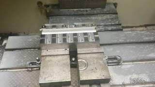 CNC milling a steel part from start to finish