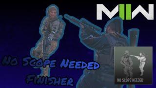 No Scope Needed Finishing Move (OZ’S FINISHING MOVE) | Modern Warfare II | Season V