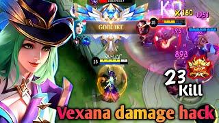 Vexana monster midlane , Damage hack ! 23 kills - Build top 1 global vexana - Vexana best build 2024