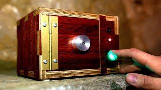 Making a Wooden Safe with Fingerprint Lock
