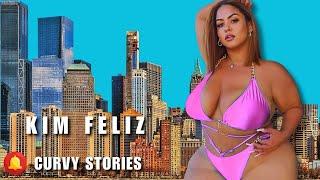 Kim Feliz  plus size wiki-curvy model bio & Try on haul-Body Positive