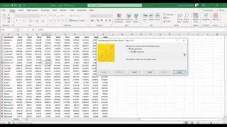 Converting Panel Data from Wide to Long Format in Excel