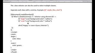 MULTIPLE CLASS SELECTOR IN JQUERY DEMO