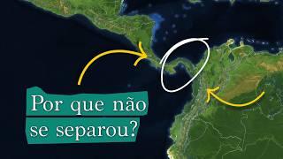 Por que a América do Sul e a do Norte não se separaram?