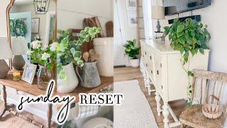 SUNDAY RESET // DEEP CLEANING BEFORE THE HOLIDAYS // CHARLOTTE GROVE FARMHOUSE