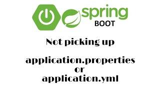 Spring Tool Suite 4: Not picking up application.properties or application.yml