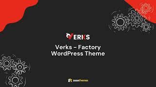 Verks - Your Ultimate Factory WordPress Theme!