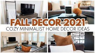 FALL CLEAN AND DECORATE WITH ME 2021 | COZY MINIMALIST DECOR | FALL DECOR INSPIRATION