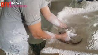 How to make gypsum tile || how to make gypsum block || DIY GYPSUM & GYPSUM BOARD