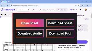 How to download sheet music from musescore.com for free 2024