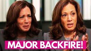 BACKFIRING?! How Kamala SCREWED UP a SOFTBALL INTERVIEW on CNN Looking Tired & Weak!