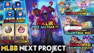 FREE VALIR ALL STAR? | DISCOUNT JJK & SOUL V SKIN | BALMOND & GLOO REVAMP - MLBB #whatsnext