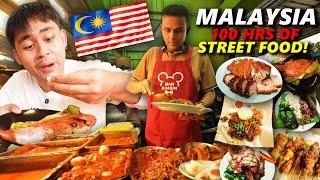 FILIPINO Tries BEST Street Food of MALAYSIA! 100 Hours of MALAYSIAN Street Food!