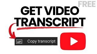 How To Get Transcript From YouTube Video   YouTube Videos to Text   Full Guide