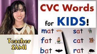 CVC -at Word Family - Let's READ! - Teacher SAMI