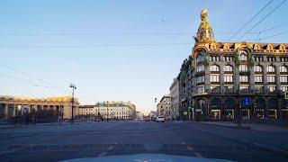 Невский проспект 4к. Санкт-Петербург на рассвете