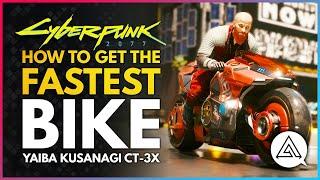 CYBERPUNK 2077 | How to Get the FASTEST Bike - Yaiba Kusanagi CT-3X 'Akira' Bike