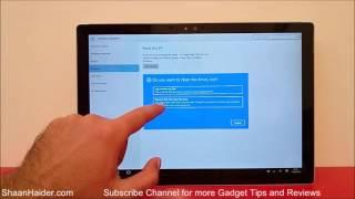 How to Hard Reset or Factory Reset the Microsoft Surface Pro 4