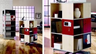 Bindertek Cube Carousel Shelving