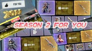 ALL SEASON 2 (2022) FOR YOU LUCKY DRAW | CODM SEASON 2 FOR YOU LUCKY DRAWS