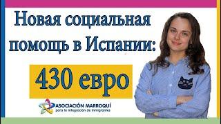 Новая социальная помощь в Испании: 430 евро