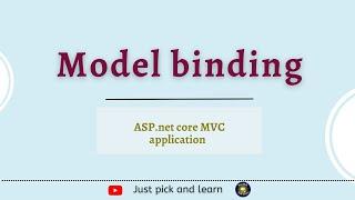 Model Binding in asp.net core MVC | Asp.net core MVC 6.0 tutorial for beginners